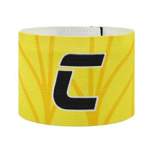 Image of VerteLife Classic C Captain Armband Unisex Captain's Armband Adjustable Soccer Arm Band Elastic Captains Bands Soccer Sport Armbands for Kids and Adult - Junior,Yellow