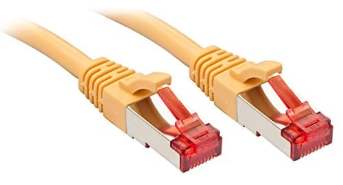 Image of LINDY Cat.6 S/FTP Network Cable, Copper, 250MHz, Yellow, 2m