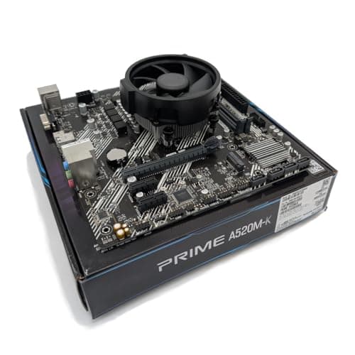Image of Ryzen 5 5600G 3.9Ghz (Turbo 4.4Ghz) Six Core CPU, Prime A520M-K Motherboard Pre-Built Bundle NO RAM