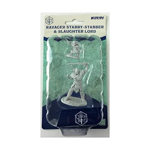 Image of Wizkids Critical Role Unpainted Miniatures: Ravager Stabby Stabber & Slaughter Lord (2 Units)