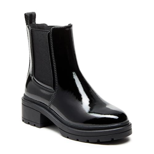 Image of Rocket Dog Women's Iggie Chelsea Ankle Boot, Patent Black, 8 UK