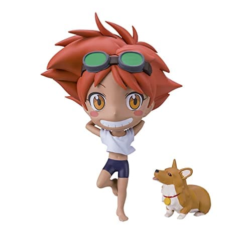 Image of BANDAI Edward Wong With Pet Collectable Anime Figure | 8cm Mini Cowboy Bebop Anime Model | Bandai Toys Make Great Figure Collections or Anime Gifts for Boys or Girls | Collectables (VE79930)