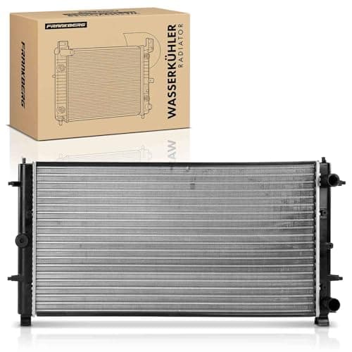 Image of Frankberg Engine Radiator Car Radiator Manual Transmission Compatible with 70B 70C 70J 70K 7DB 7DC 7DJ 7DK 1.8L-2.8L 1991-2003 Transporter IV 70A 70H 7DA 7DH Replace# 701121253F