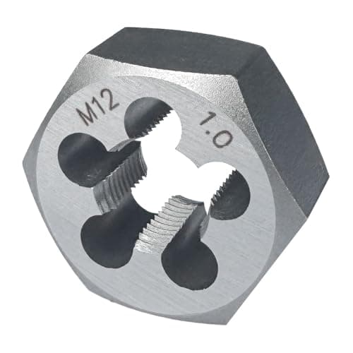 Image of Yamesh M12 x 1.0 Hex Die Rethreading Die Thread Die Carton Steel For Right Hand