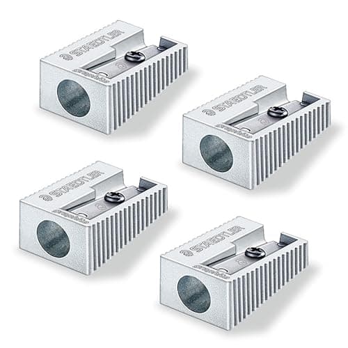 Image of STAEDTLER Single Hole Quality Aluminium Pencil Sharpener (4)