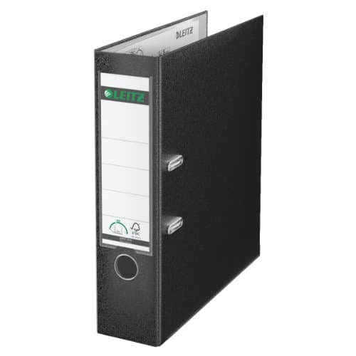Image of Leitz 10105095 Qualitäts Folder Plastic 180Â ° Slots A4 Wide Black