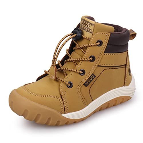 Image of UOVO Boys Hiking Boots Kids Water Resistant Trainers Outdoor Ankle Boots Walking Shoes Size 10 UK Little Kids