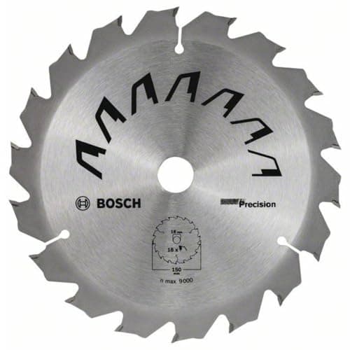 Image of Bosch 1x Circular Saw Blade Precison (for Wood, Ø 150 x 1.5/0.85 x 16 mm, 18 Teeth, ATB, Accessories for Circular Saws)