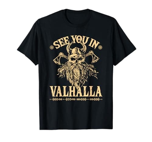 Image of See You In Valhalla Viking Norse Mythology T-Shirt