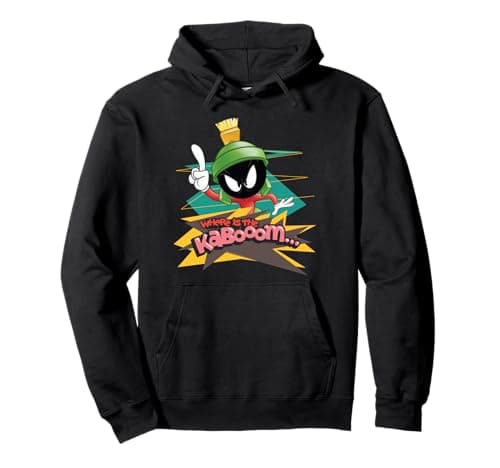 Image of Looney Tunes Marvin the Martian Where is the Kaboom Pullover Hoodie