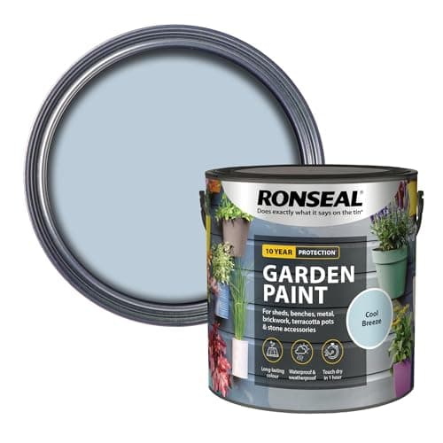 Image of Ronseal RSLGPCDB25L GPCDB25L Garden Paint Cool Breeze 2.5 Litre