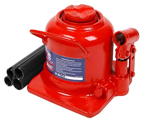 Image of Sealey 20 Tonne Telescopic Low Profile Bottle Jack - BJ20LE