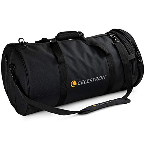 Image of Celestron 94027 Telescope Bag for 11” Schmidt Cassegrain and EdgeHD Optical Tubes – Water-Resistant and Durable Carry Case with Protective Walls, Accessory Pocket and Padded Strap, Black