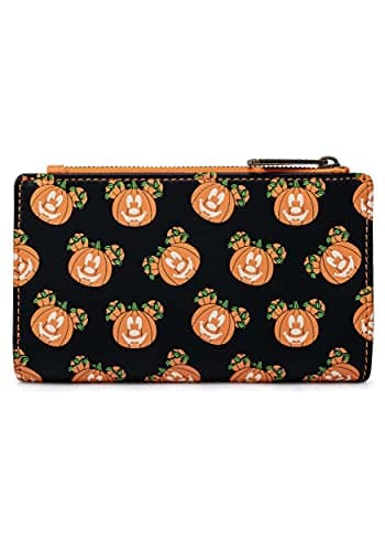 Image of Loungefly Mick-O-Lantern Flap Wallet - Disney - WDWA1721