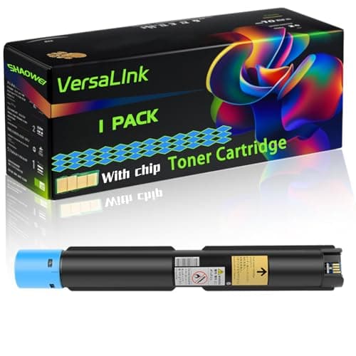 Image of VersaLInk C7120 Compatible for Xerox Toner Cartridge with Chip VersaLInk C7100 C7120 C7125 Printers (1 Pack Cyan)