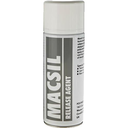 Image of MAC SIL Silicone Based Mold Release Spray, Easy Mould Release, Non-Stick Formula, Ideal for Resin, Casting, and Crafting, Professional Grade Mold Release Agent - 400ml