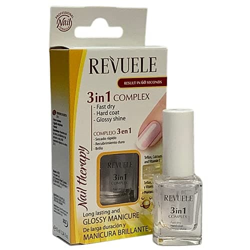 Image of Revuele - Fast Dry, Hard Coat & Glossy Shine 3in1 Complex Nail Therapy - 10ml