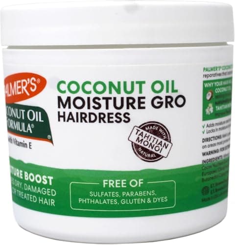 Image of Palmer Coconut Oil Formula Moisture-Gro Conditioning Hairdress, with Vitamin E, Moisture Boost, 150g