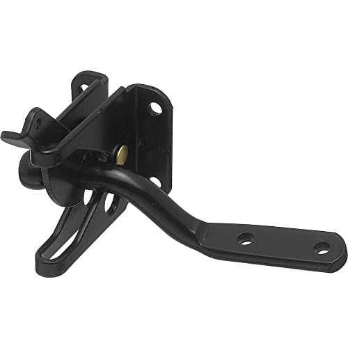 Image of National Hardware N101-121 Automatic Gate Latch, Black, 0