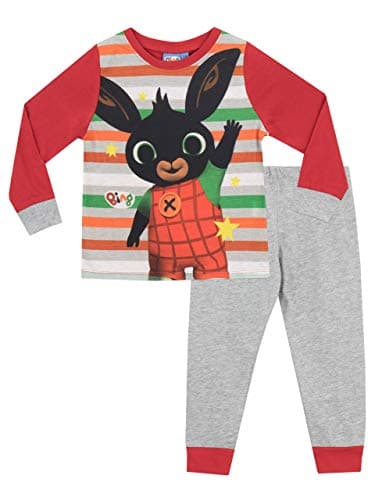 Image of Bing Pyjamas | Long Sleeve Boys Pjs | Bunny Pyjamas for Kids | Boys' Pyjama Sets Multicoloured Age 18 to 24 Months