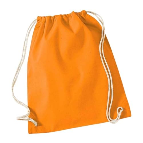 Image of Westford Mill Cotton Gymsac - Orange