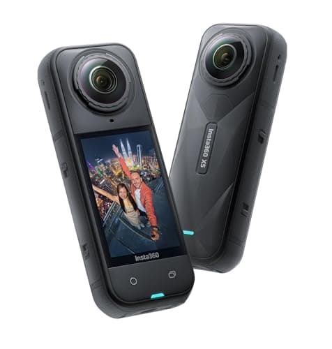 Image of Insta360 X5 - Waterproof 8K 360° Action Camera, Leading Low Light, Invisible Selfie Stick Effect, Rugged and Replaceable Lens, 3-Hour Battery, Built-in Wind Guard, Stabilization, Triple AI Chip Design