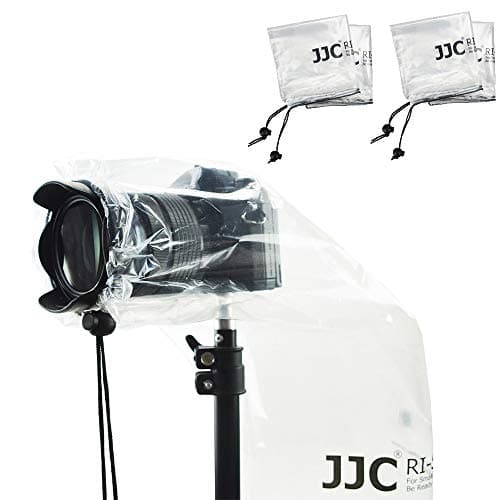 Image of 4 Pack JJC Camera Rain Cover Rain Coat Waterproof for Sony Nikon Canon Fuji and more DSLR & SLR Camera, Camera Rain Sleeve Protector