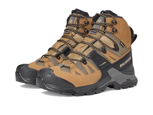 Image of Salomon Men's Quest 4 GTX Hiking Shoe, Kelp/Black/Castlerock, 7.5 UK