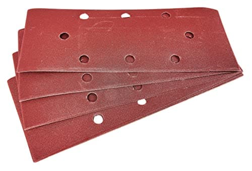 Image of Amtech V4015 P240 Grit 1/3 Sheet Sander Set, 10 Piece Sanding Sheets, 93mm x 230mm