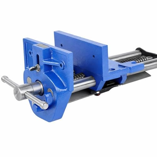 Image of TOPWAY Heavy Duty Quick Release Wood Clamp Vice 9 Inch, Woodworking Table Bench Vise Workbench Hardware Tools for Carpentors Joiners 403186