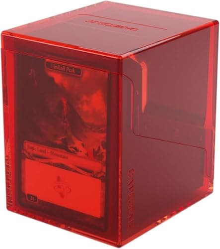 Image of Gamegenic | Bastion 100+ XL: Red | Deck Box | Trading Card Accessory