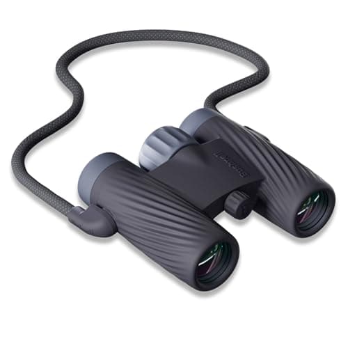 Image of Bushnell A1 10x25 Compact Binoculars for Adults & Kids, Waterproof, Fogproof, 10X Magnification, Fully Multi-Coated Lenses & Rubber Armor - Ebony Black