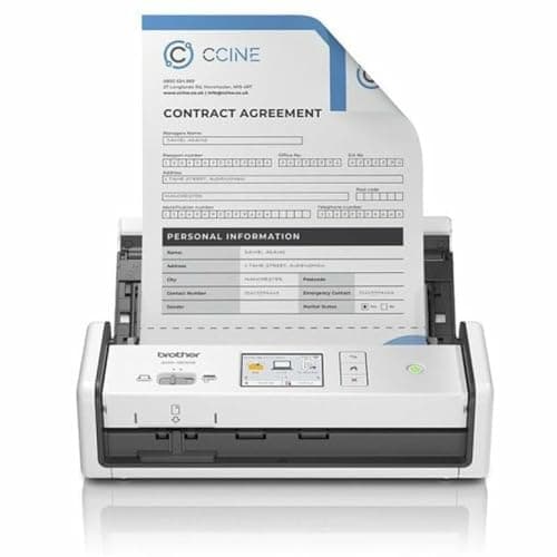 Image of Brother ADS-1800W Wireless Scanner, Compact and Portable