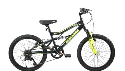 Image of Barracuda Charge 20" Wheel Kids Boys Mountain Bike Dual Full Suspension Black Age 7+