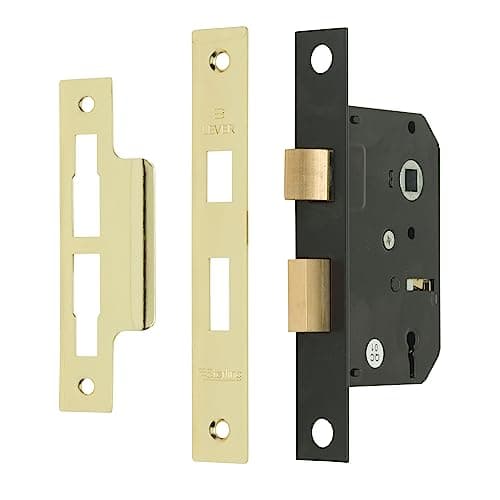 Image of Sterling MLS325 2.5-inch/65mm 3-Lever Sashlock - Brass