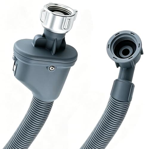 Image of 1.5 m Aquastop Hose Washing Machine, Inlet Hose, Water Stop, Washing Machine and Dishwasher, Inlet Hose with Safety Valve, for Connection Inlet Hose with Water Stop