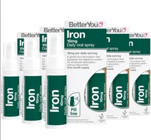 Image of BetterYou Iron 10 Daily Oral Spray 6 x 25 ml (6)