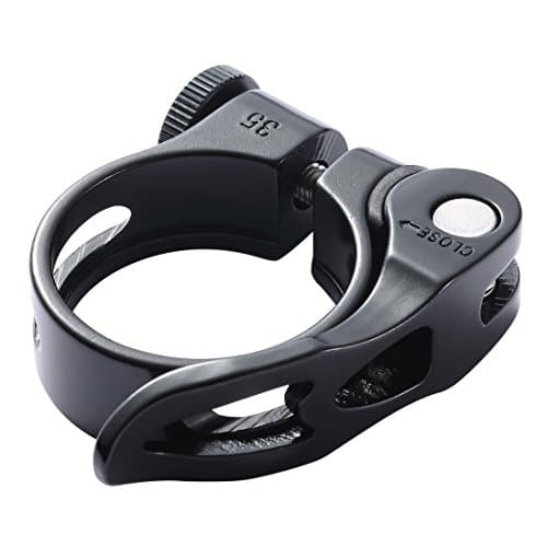 Image of Quick Release Bicycle Seatpost Clamp,31.8mm Black