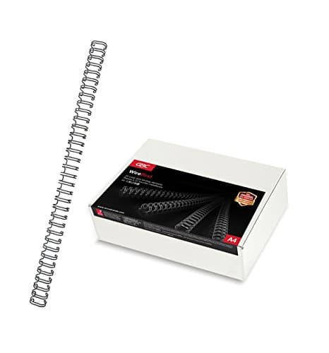 Image of GBC WireBind Binding Wires, 6 mm, 55 Sheet Capacity, A4, Black, Pack of 100, RG810410
