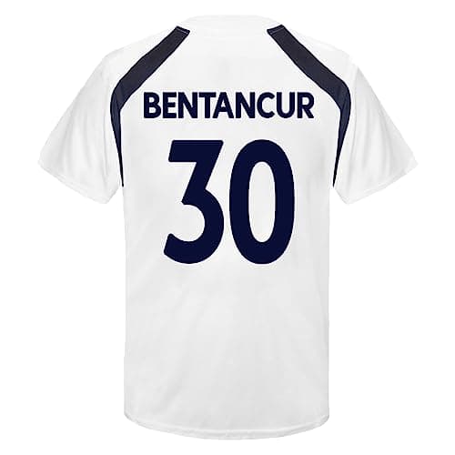 Image of Tottenham Hotspur FC Boys Bentancur 30 Poly T-Shirt White 12-13 Years
