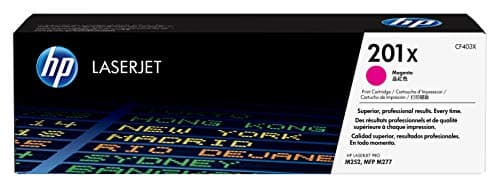 Image of HP 201X - CF403X - 1 x Magenta - Toner cartridge - High Yield - For Color LaserJet M277dn M277dw Color LaserJet Pro M252dn M252dw M252n M277dw M277n