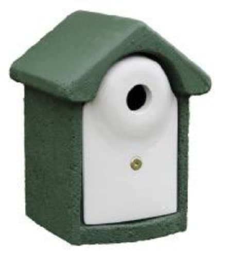 Image of C J Wildlife Woodstone Nest Box Green - 32mm (fsc)