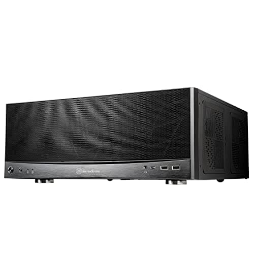 Image of SilverStone GD11 HTPC Micro-ATX/ATX Case – Horizontal Desktop Computer Case with USB-C, ATX PSU Support, 240mm Radiator Support, Supports up to 340mm Graphics Cards | SST-GD11B