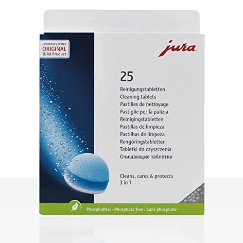 Image of Jura 3-Phase 3 in 1 Cleaning Tablets 25pcs, cleans, cares & protects