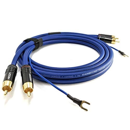Image of SC81-K3-0300 3m Phono Cable Sommer Cable Shielded 2 x 0.35 mm² Audio Cable 1 x 0.35 mm² Extr