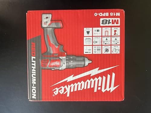 Image of Milwaukee M18 BLPD2 18V Li-Ion M18 Heavy Duty Hammer Combi Drill - Body Only, Red