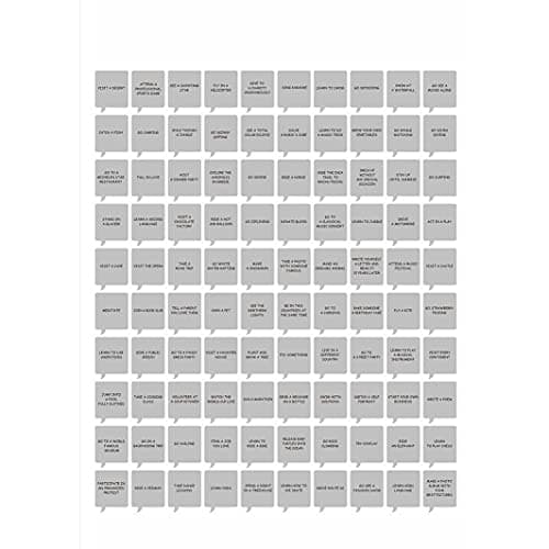 Image of Things to Do & Find Scratch Off Poster - 100 things to Do Before Turning 100