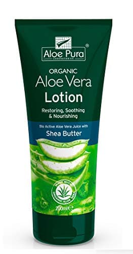 Image of THREE PACKS of Aloe Pura Aloe Vera Lotion with Shea Butter and Vitamin E 200ml