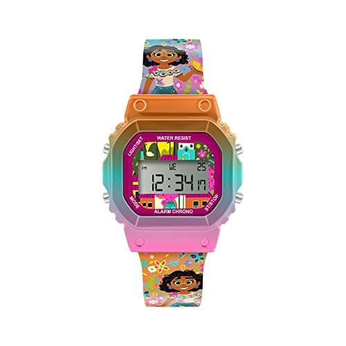 Image of Disney Encanto Multicoloured Strap with Metallic Gradient case Digital Watch ENC4028ARG