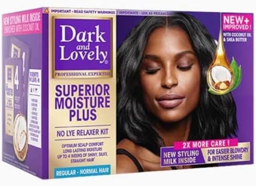 Image of Dark and Lovely Moisture Plus No Lye Relaxer Regular